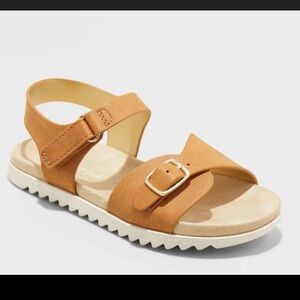 Cat & Jack Tan Kids Sandals with Buckle